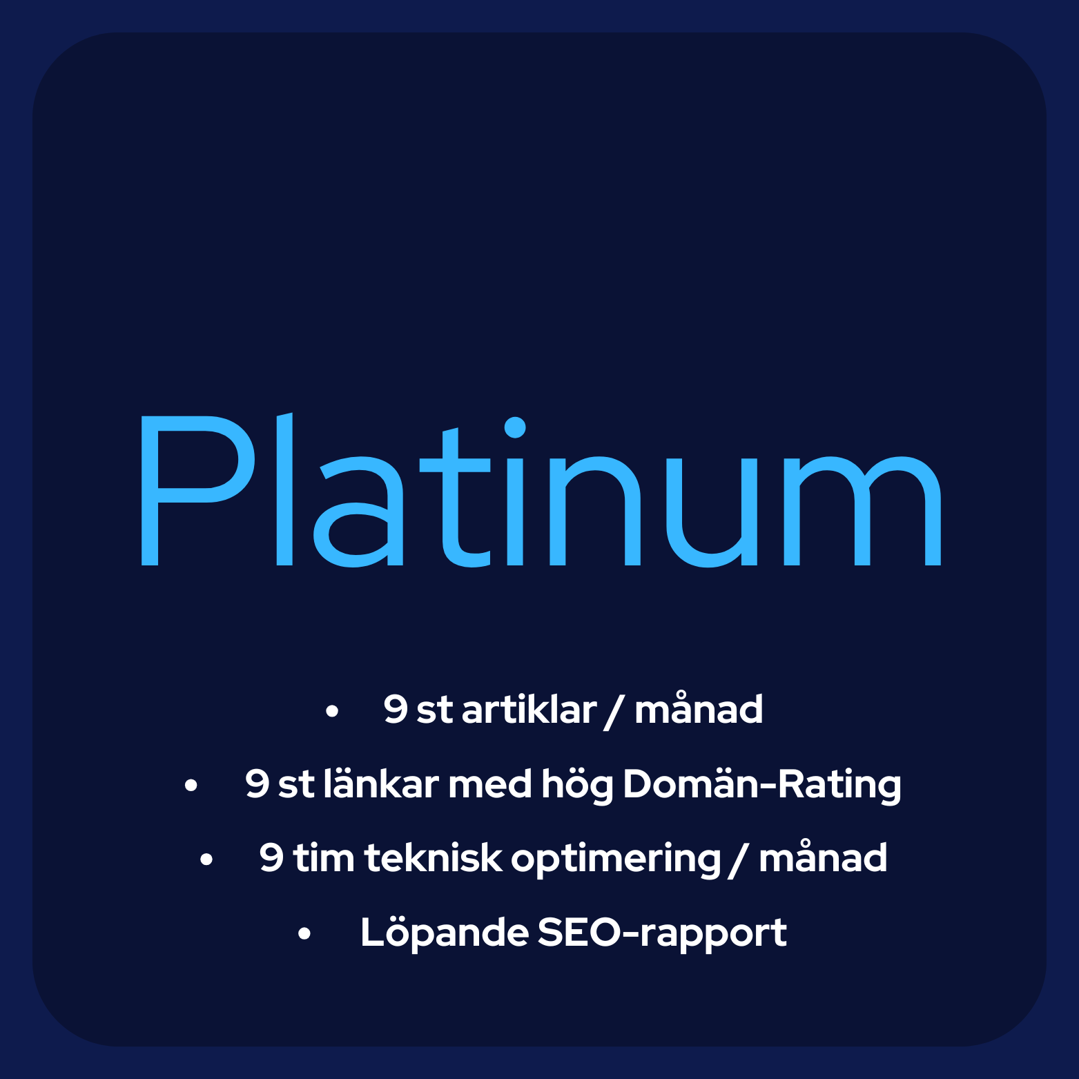 Platinum - SEO